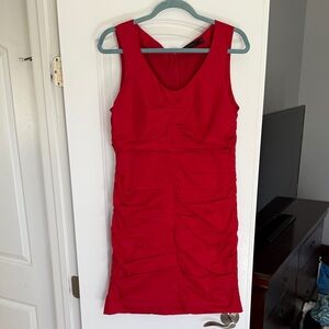 The Limited Vibrant Red Mini Dress